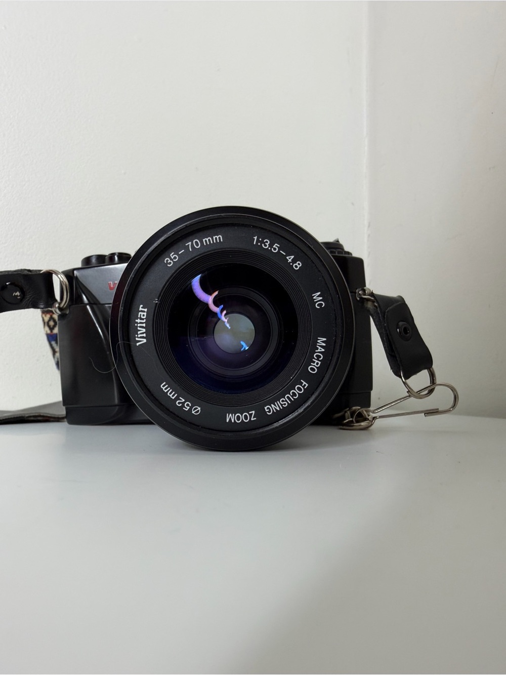 Vintage Vivitar V2000 SLR Film Camera 35-70mm f/3.5-4.8 Macro Lens working - Picture 2 of 14